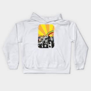 reggae sound system Kids Hoodie